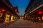 夜晚复古建筑