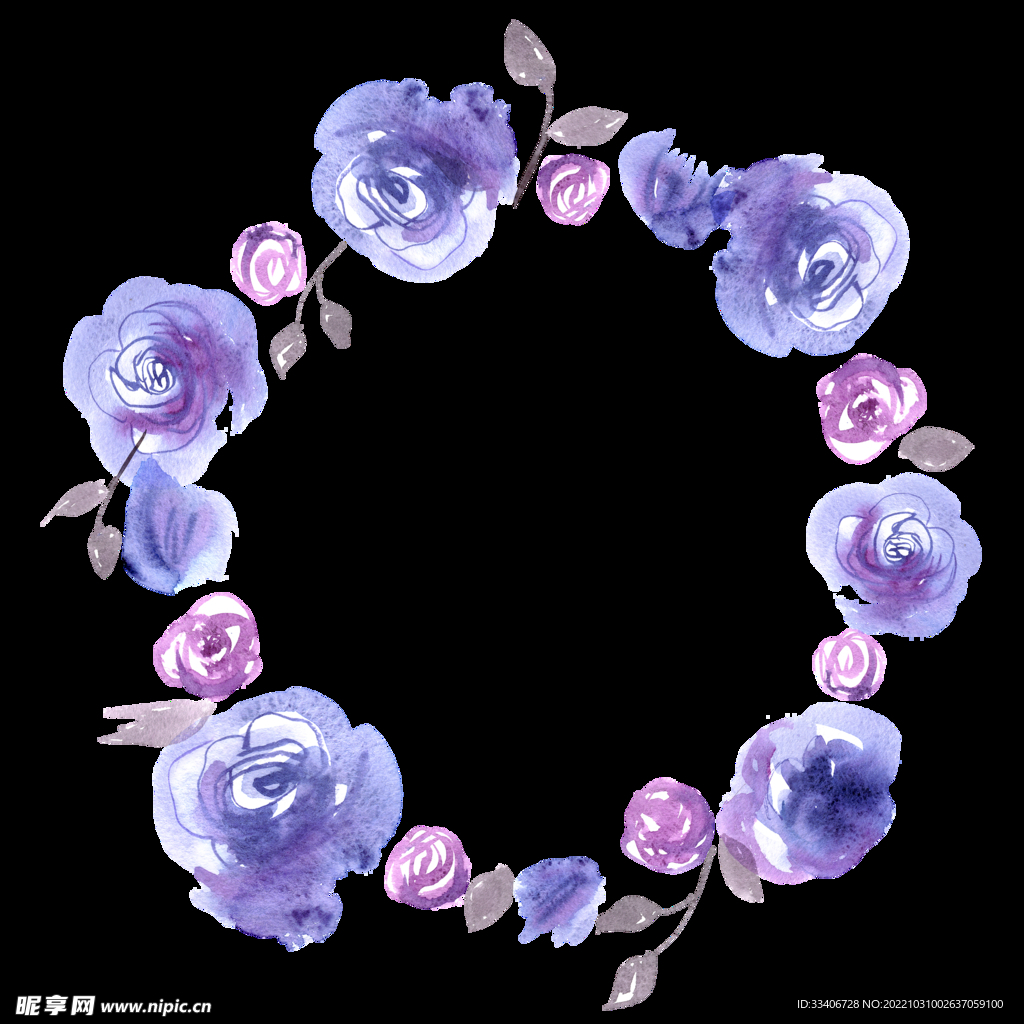 手绘花卉