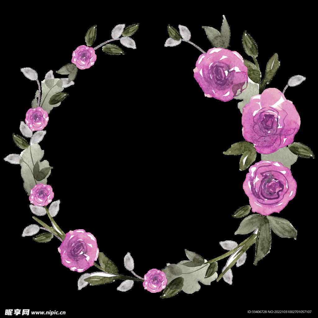 手绘花卉