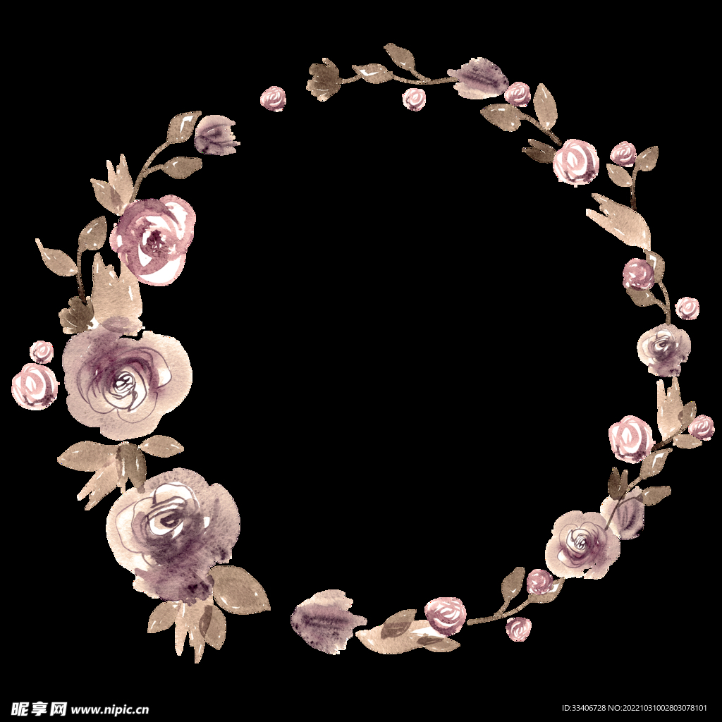 手绘花卉
