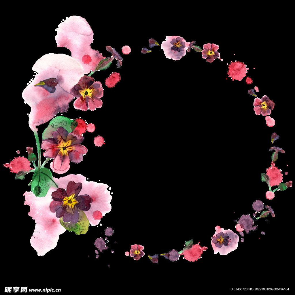 手绘花卉