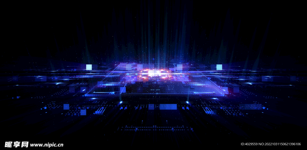 数字区块链 科技背景