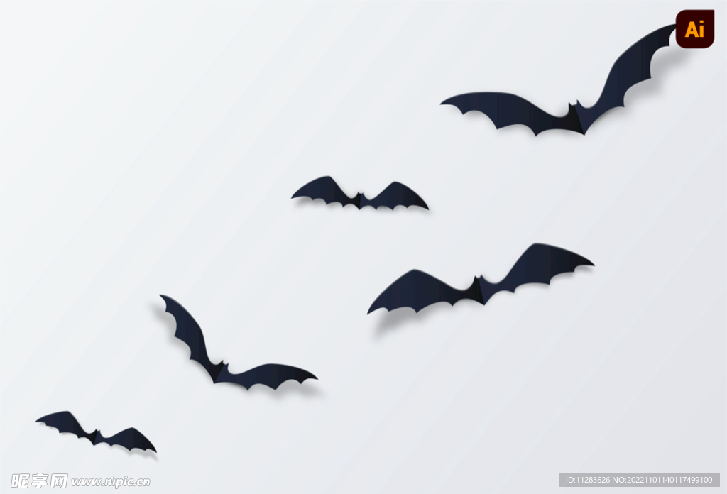 蝙蝠剪影