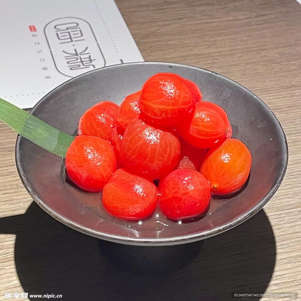 日式腌渍番茄