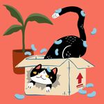 猫咪 插画