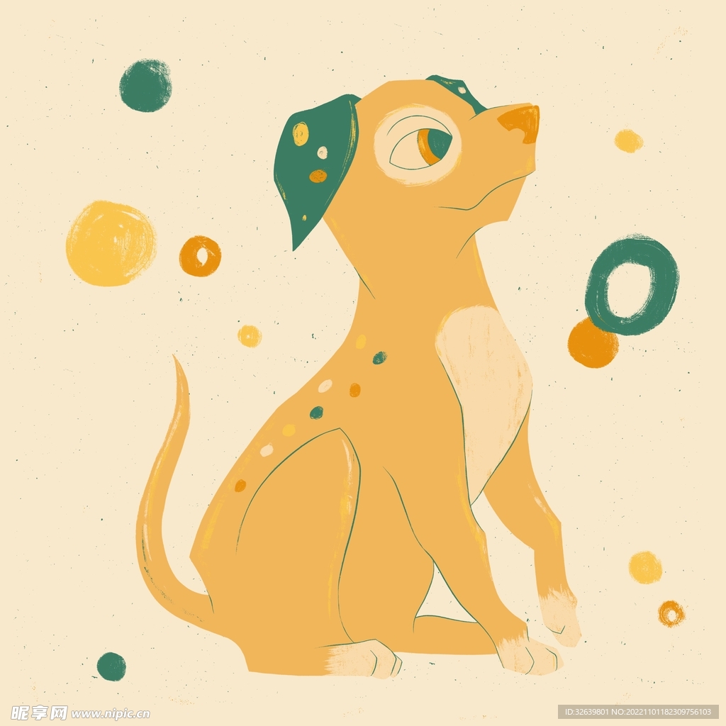 狗狗插画
