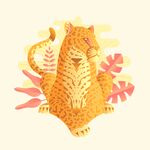 老虎插画