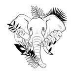 大象简笔画