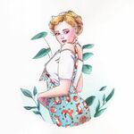 女人插画