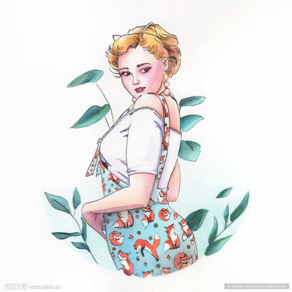 女人插画