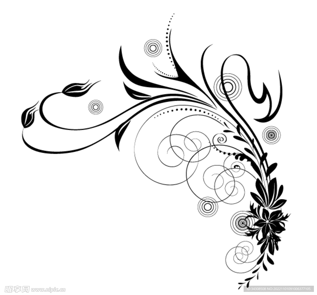矢量图花