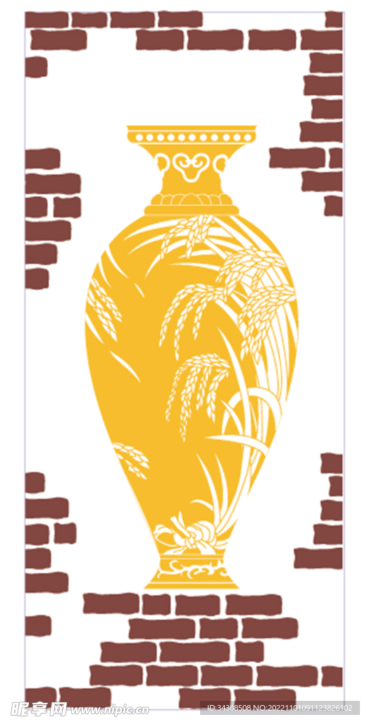 矢量图花瓶