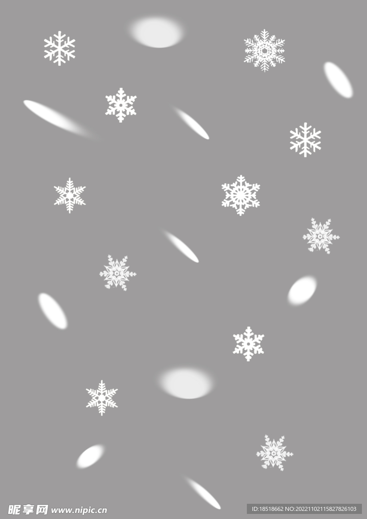 雪花大雪小雪点缀图案