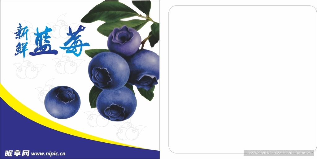 蓝莓水果帖