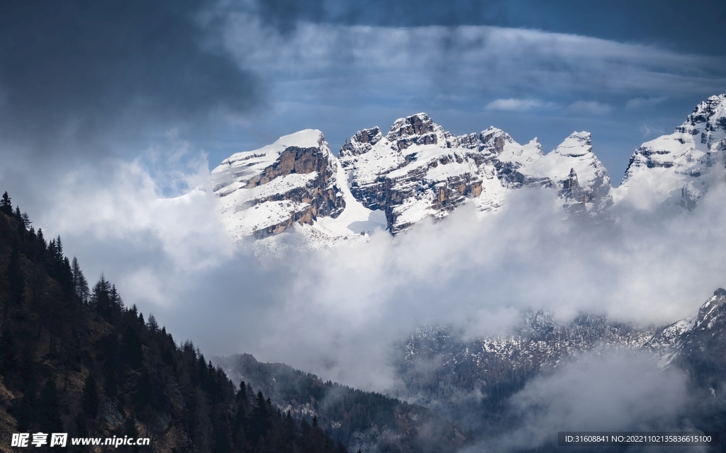 雪山风景 