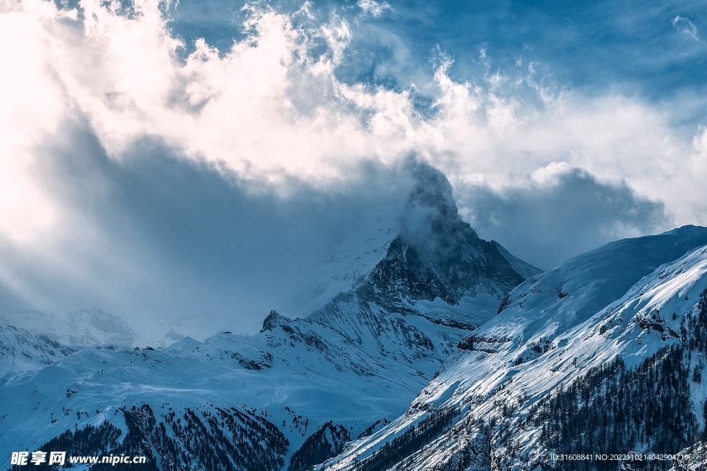 雪山风景 