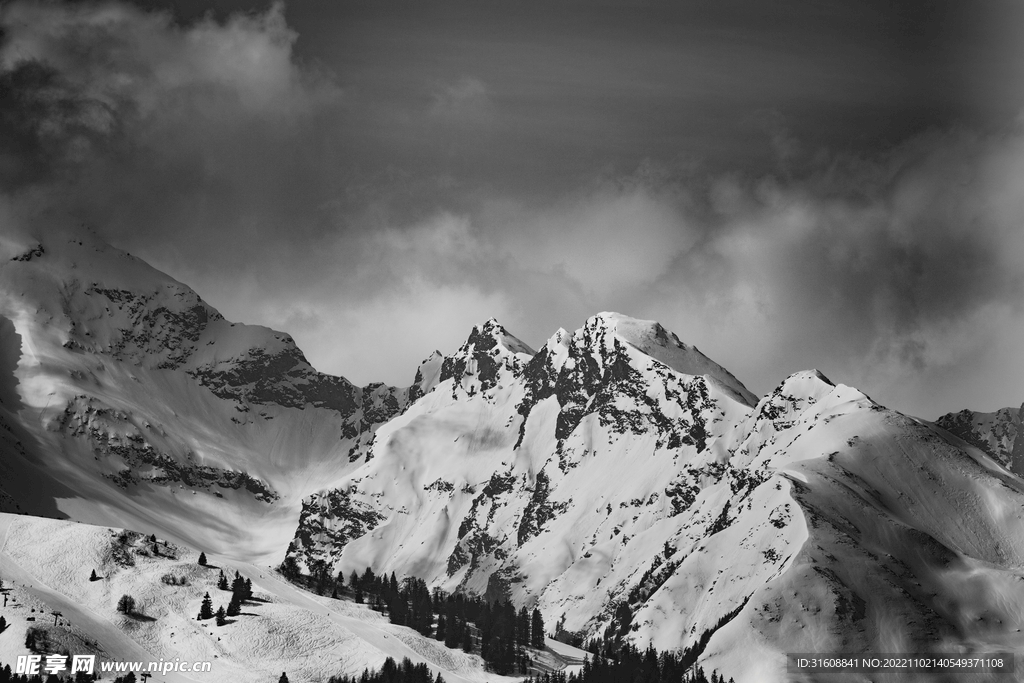 雪山风景 