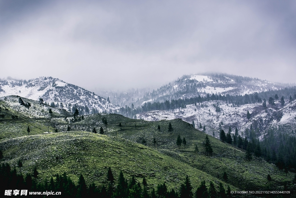 雪山风景 