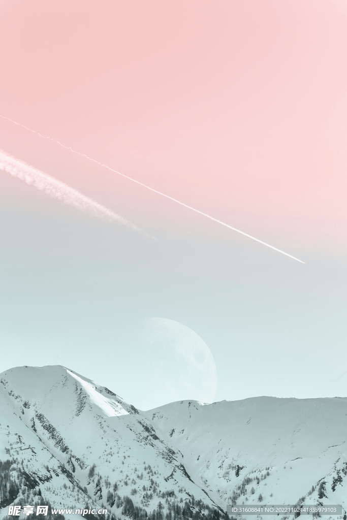 雪山风景 