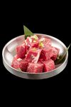 雪花牛肉粒