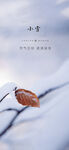 小雪海报