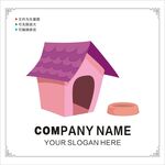 卡通小屋图标Logo图片