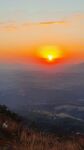 黄昏远山夕阳