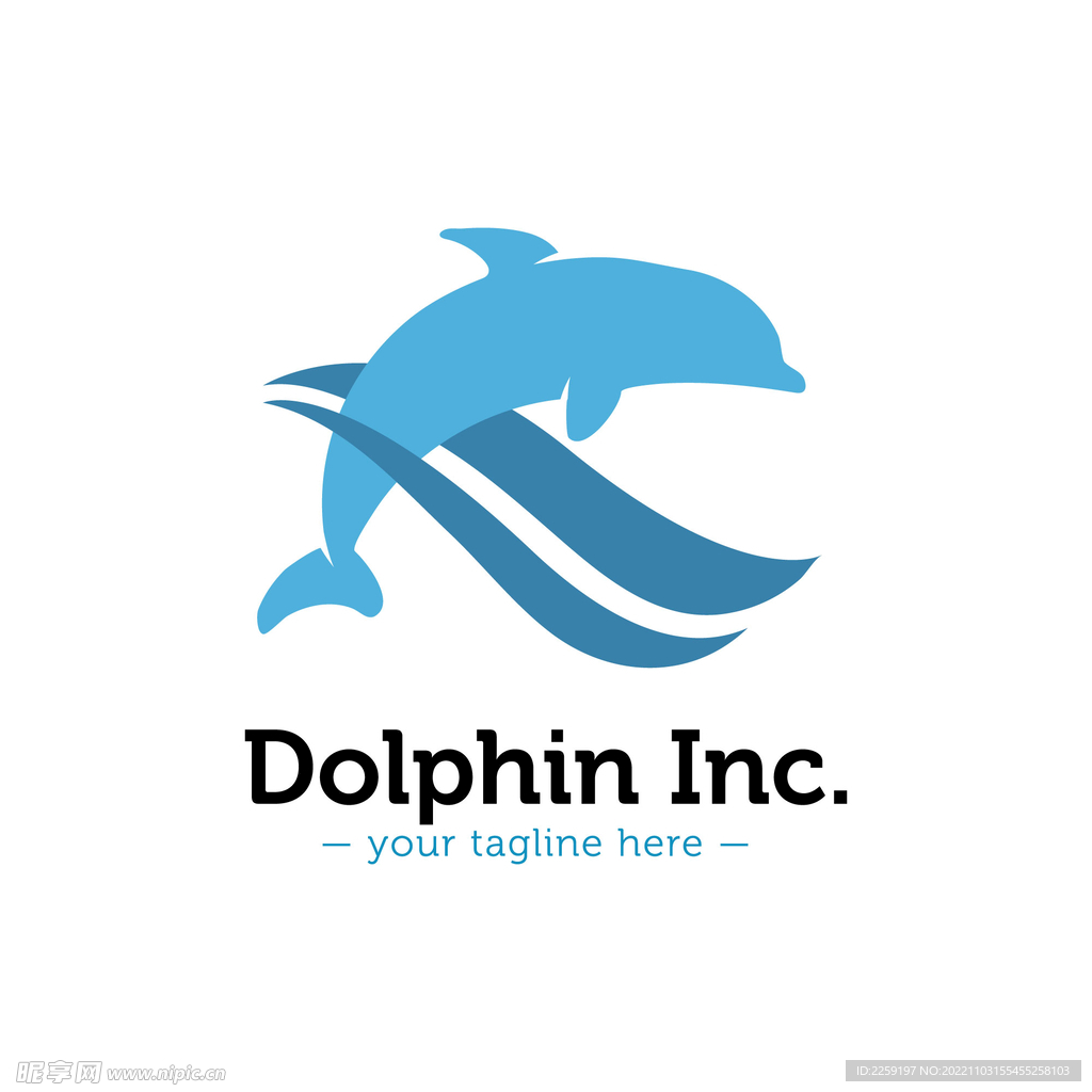 海豚logo矢量图