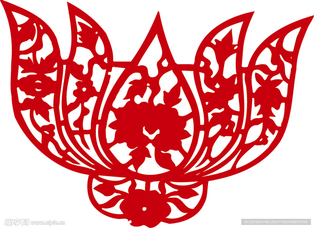 矢量花纹