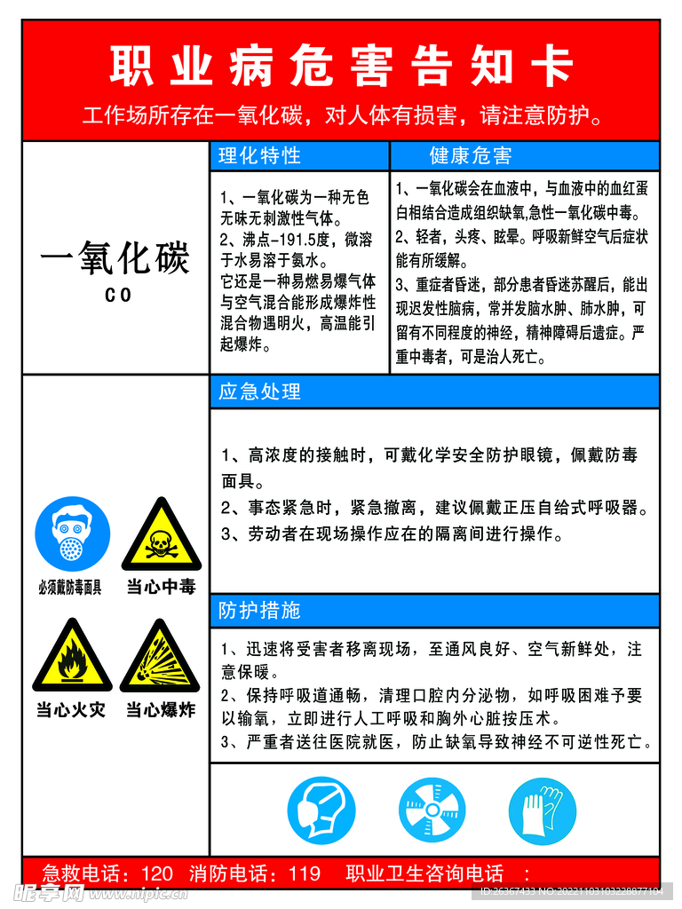 危害告知卡