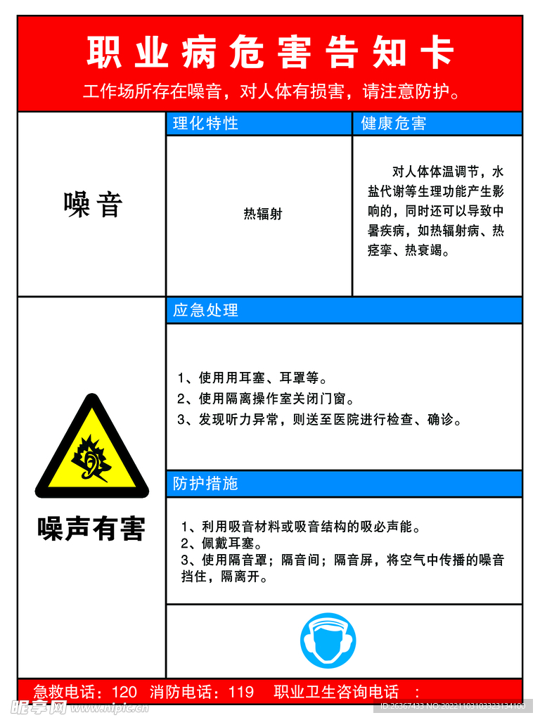 风险告知卡