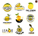 柠檬logo贴纸