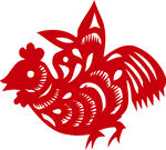 公鸡 窗花