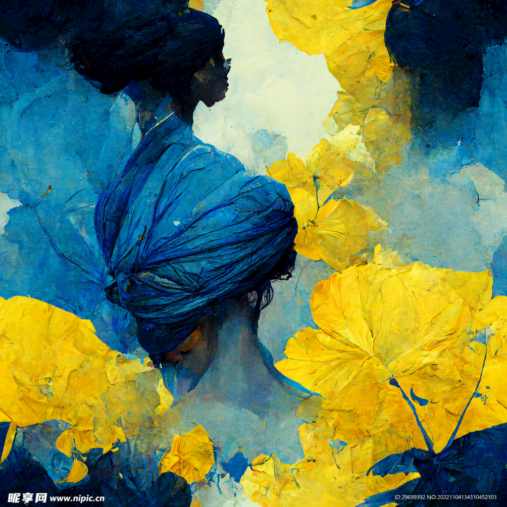 水彩花卉