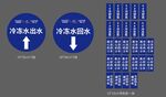 物业冷冻泵车贴纸