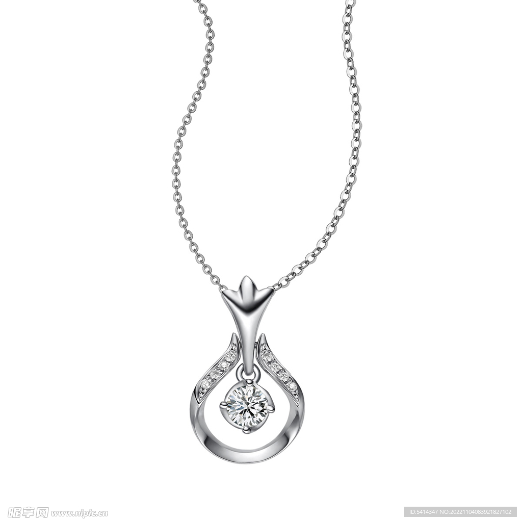 钻石吊坠高清白底图