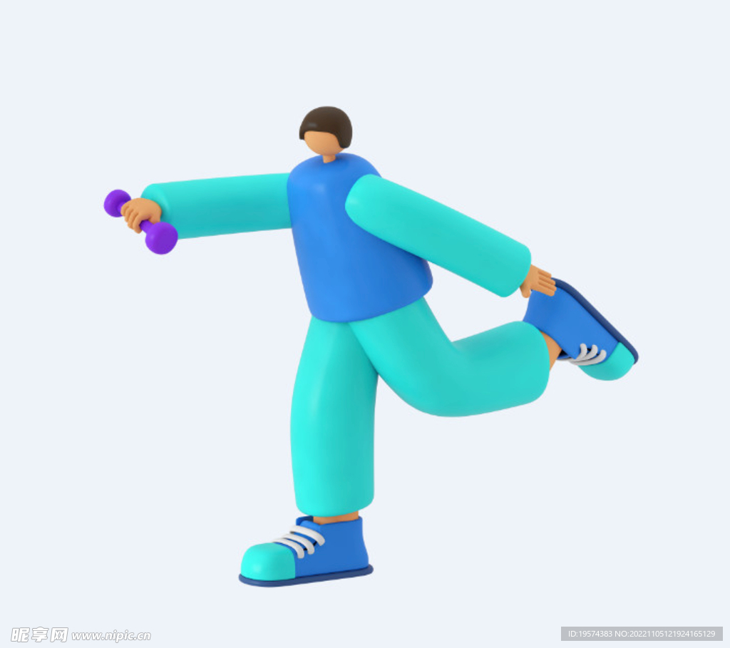 C4D模型 卡通人 