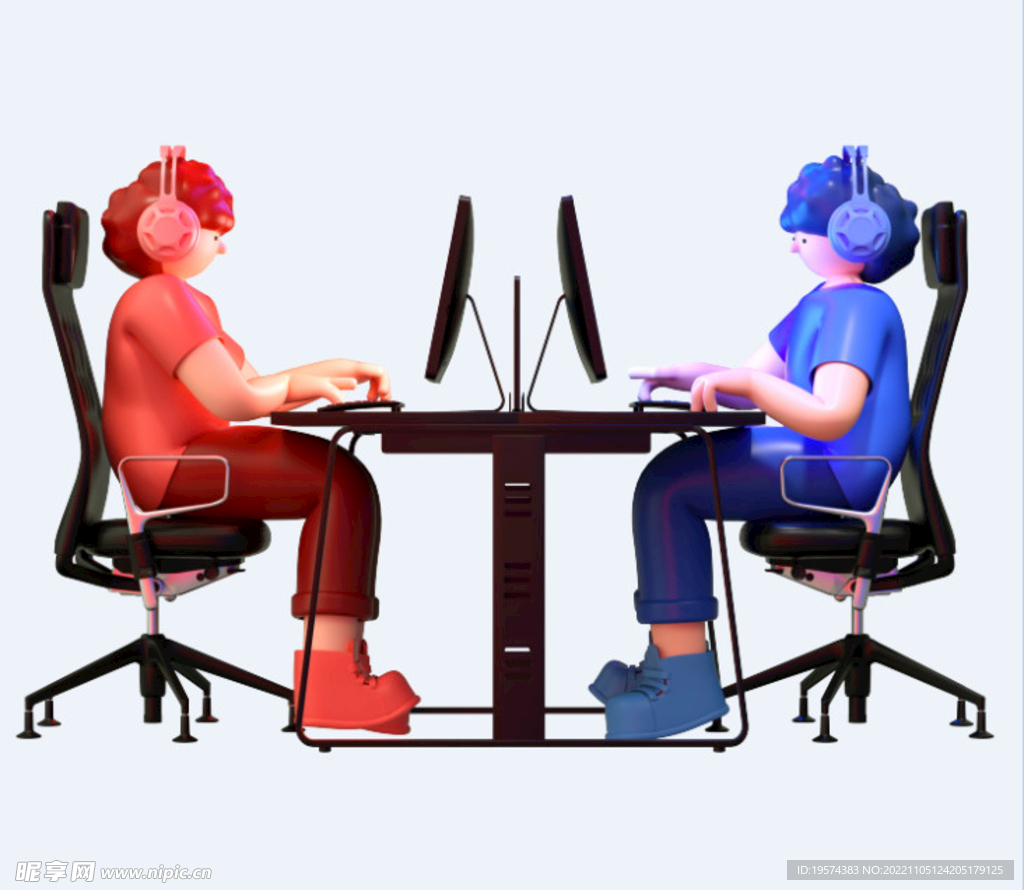 C4D模型 卡通人 