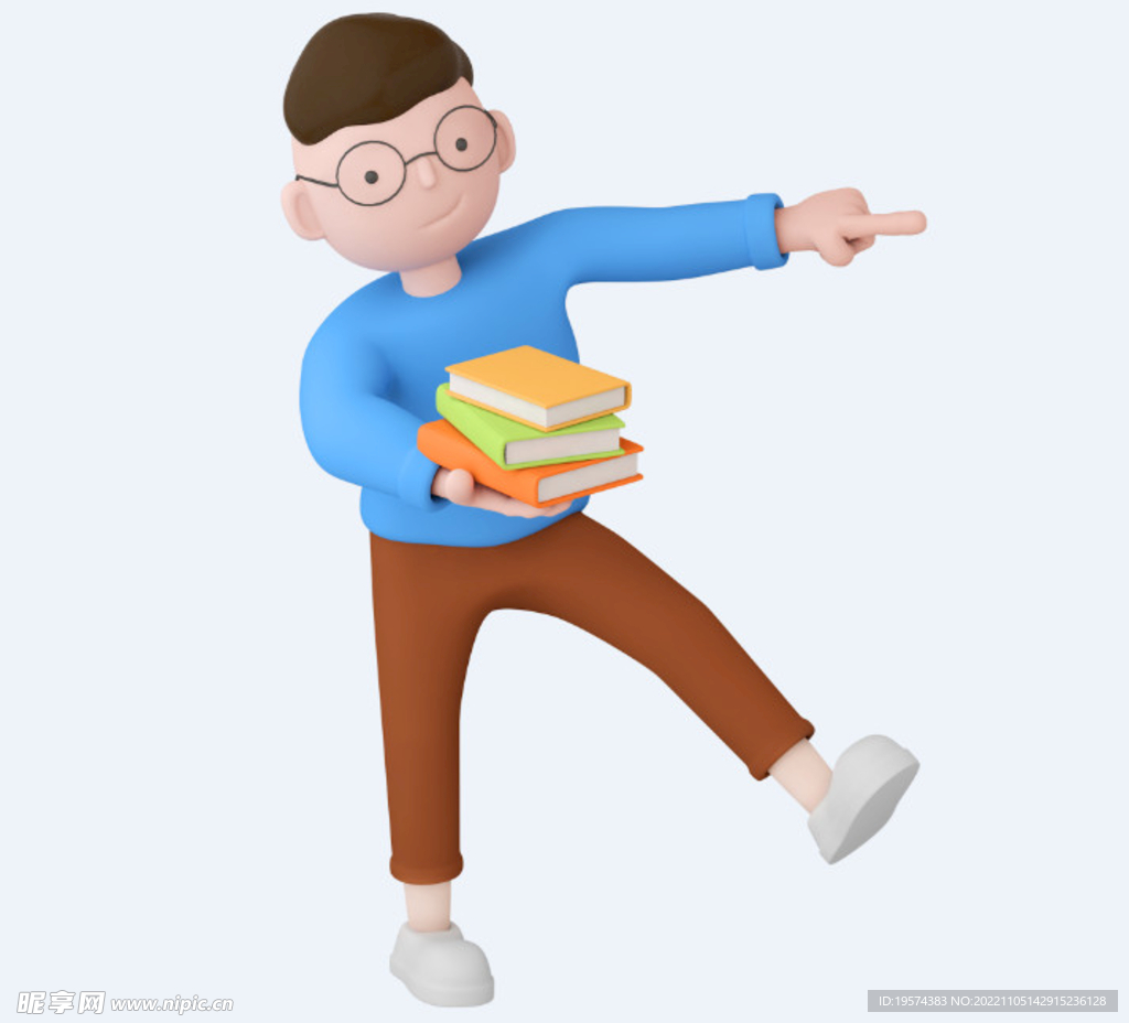 C4D模型 卡通人 