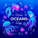 卡通海洋生物
