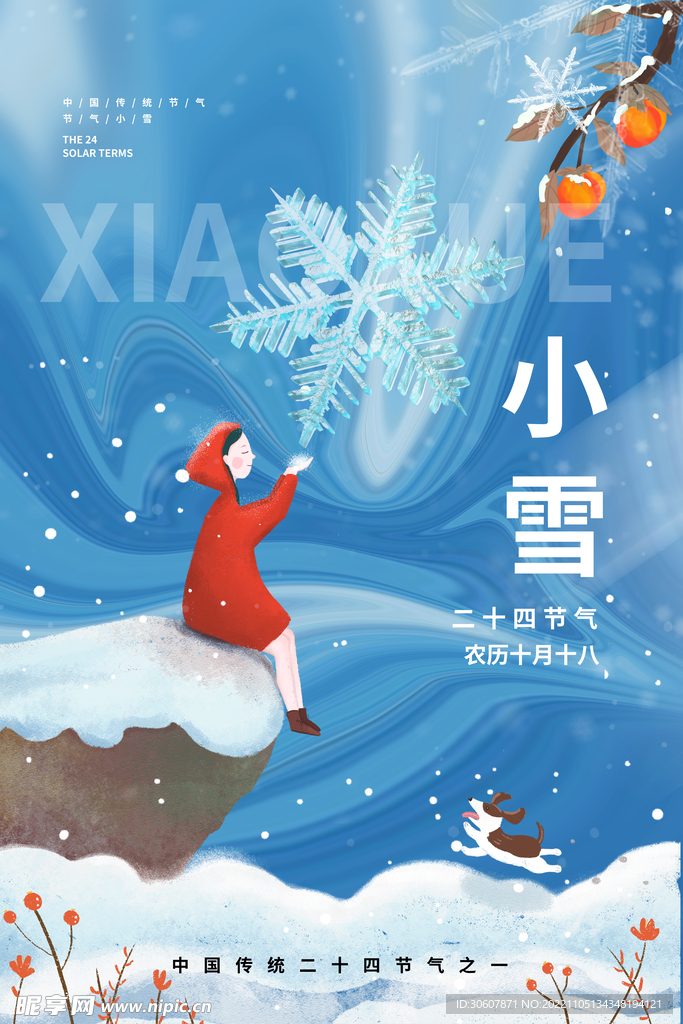 小雪海报