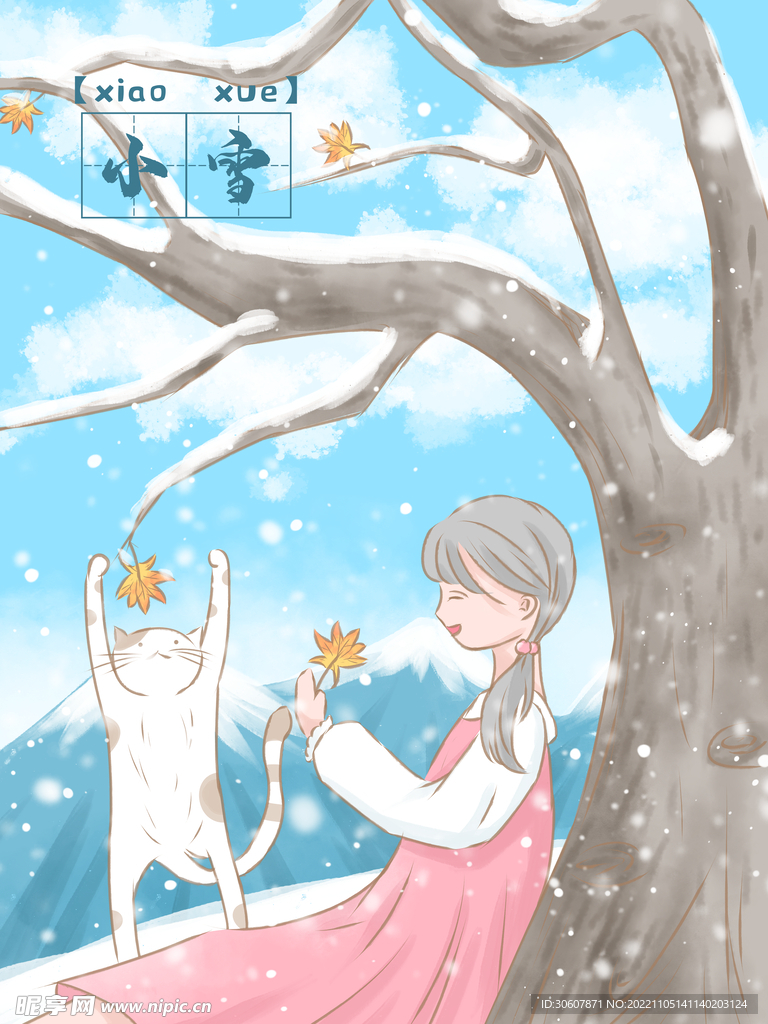 小雪海报