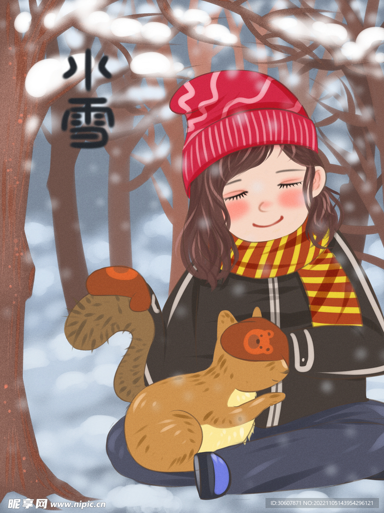 小雪海报