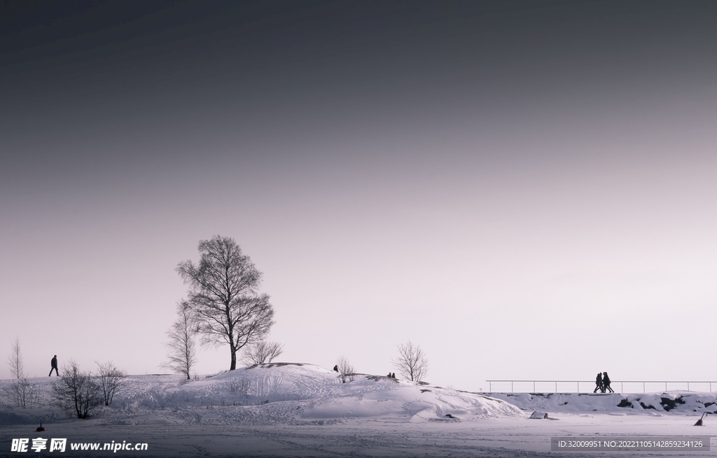 雪景             