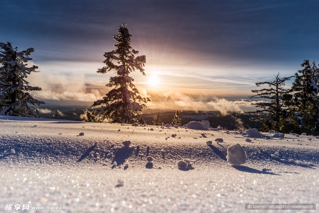 雪景             