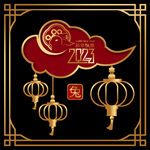 2023兔年新年素材
