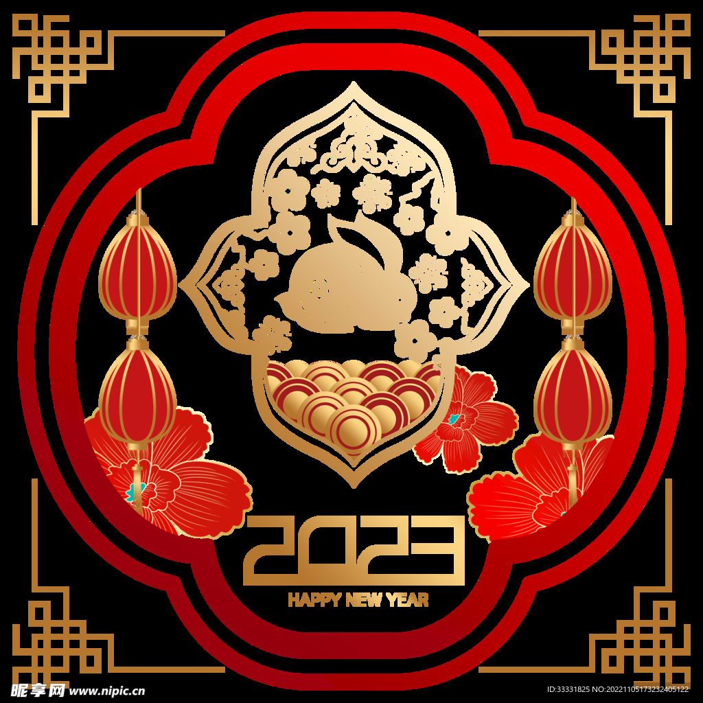 2023兔年新年素材