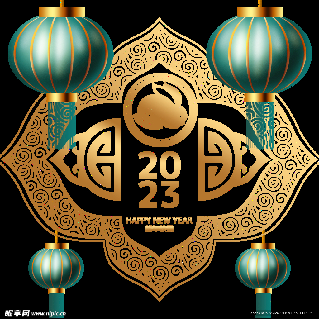 2023兔年新年素材