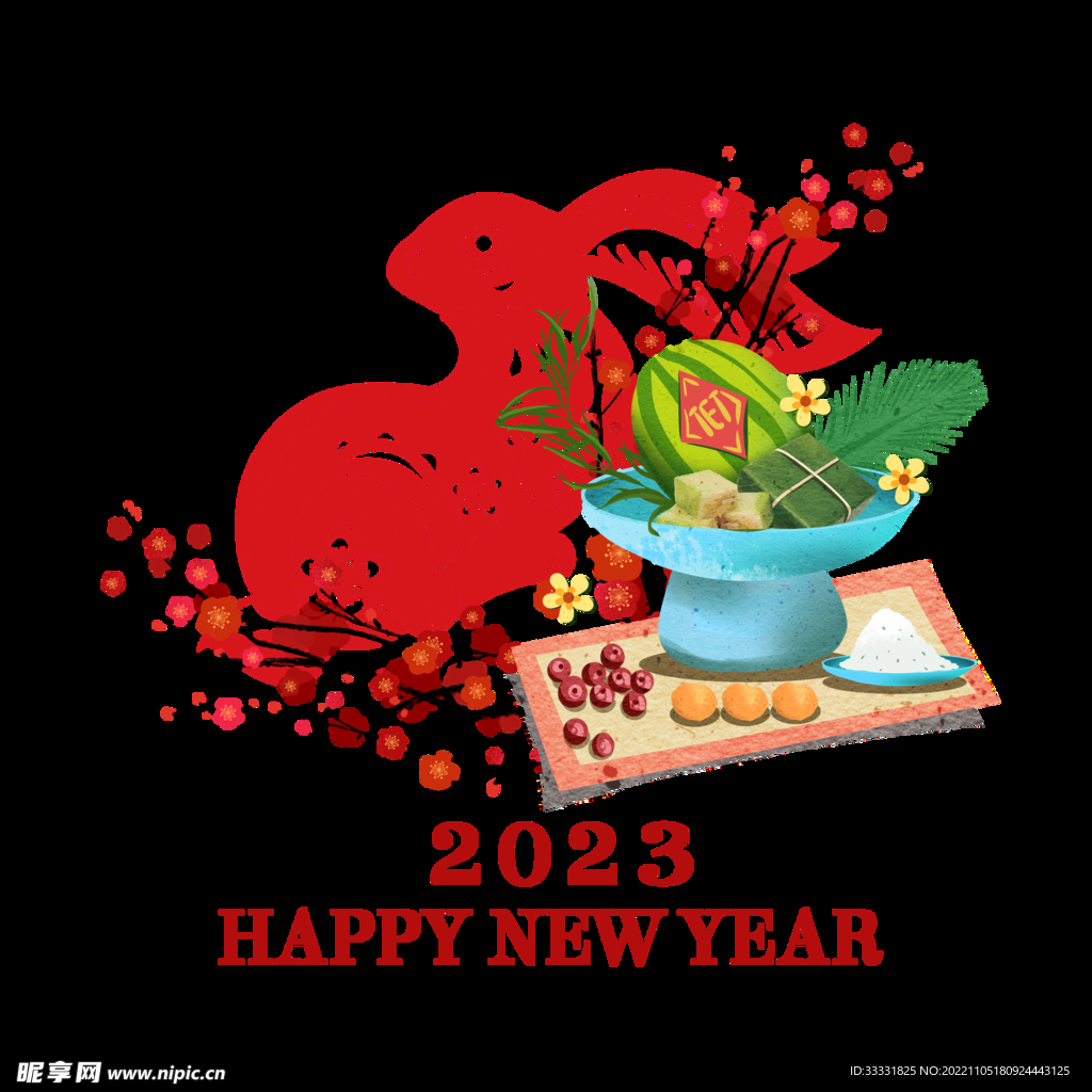 2023兔年新年素材