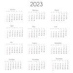 2023日历
